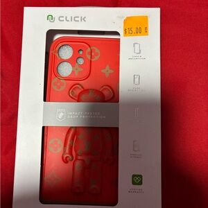 Click Red Bear Design Phone Case